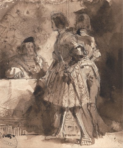 Goetz Von Berlichingen Before The Imperial Magistrate by Richard Parkes Bonington